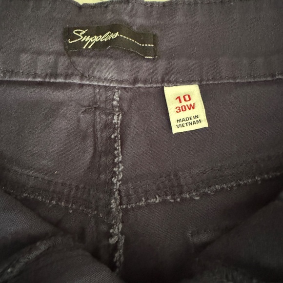 Supplies Women's Alix Twill Short blue size 10 (30W) Vintage Indigo - Picture 6 of 11